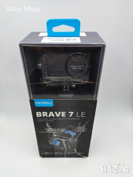 екшън камера Akaso Brave 7 LE подводен кейс,аксесоари,гривна дистанционно, снимка 1