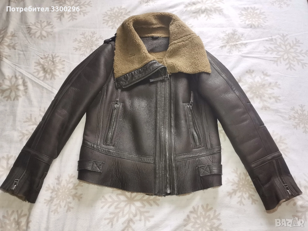Дамско кожено яке, снимка 1