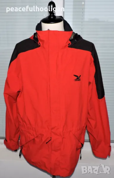 Salewa Gore-Tex Men`s Red Hooded Vintage Outdoor Jacket -мъжко яке за туризъм размер XL, снимка 1