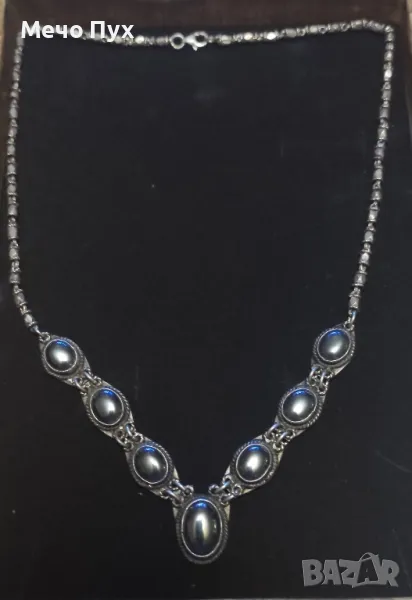 Сребърно колие (334), снимка 1