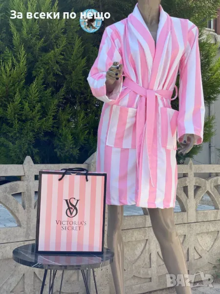 Victoria's Secret Дамски Луксозен Халат Райе Виктория Сикрет Код D1591, снимка 1