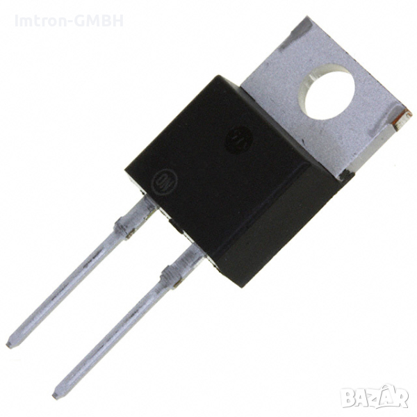  ДИОД  MUR1520  onsemi DIODE GEN PURP 200V 15A TO220-2, снимка 1