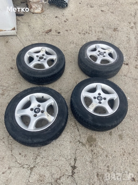 Алуминиеви джанти ALCAR 14, 4х100+ Летни гуми Debica 175/70, снимка 1