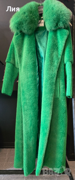 Палто Max Mara яка лисица, снимка 1