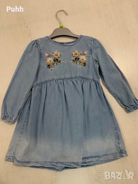 Дънкова рокля Next 3-4 год, снимка 1