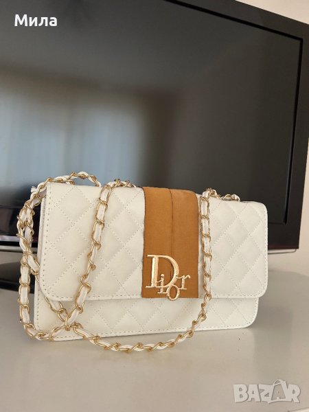 Стилна бяла чанта Dior, снимка 1
