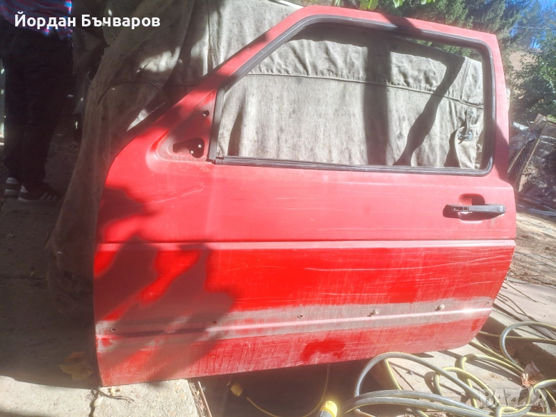 Лява (шоф.) врата за VW Golf & Jetta Mk2  1990г. цялото стъкло купе  със 2 врати., снимка 1