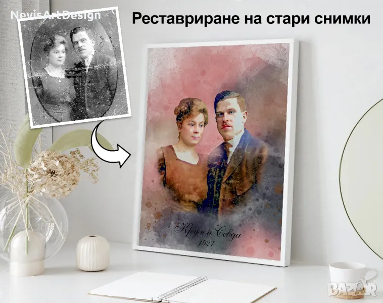 Реставриране на стари снимки, снимка 1