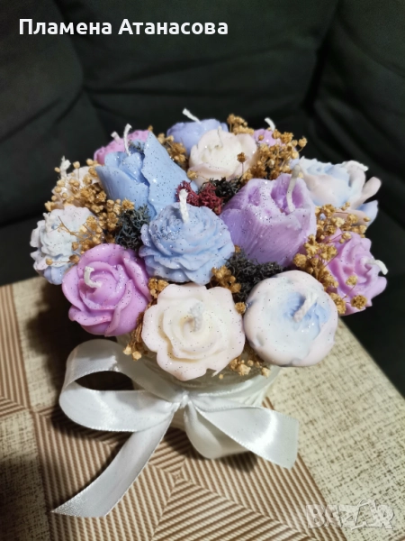 Букети от ароматни соеви свещи, снимка 1