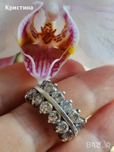 Красив сребърен пръстен , снимка 1