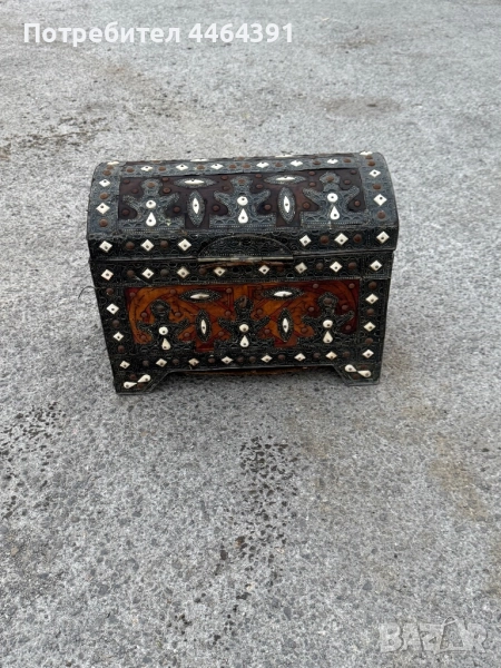 Дървен винтидж сандък , снимка 1