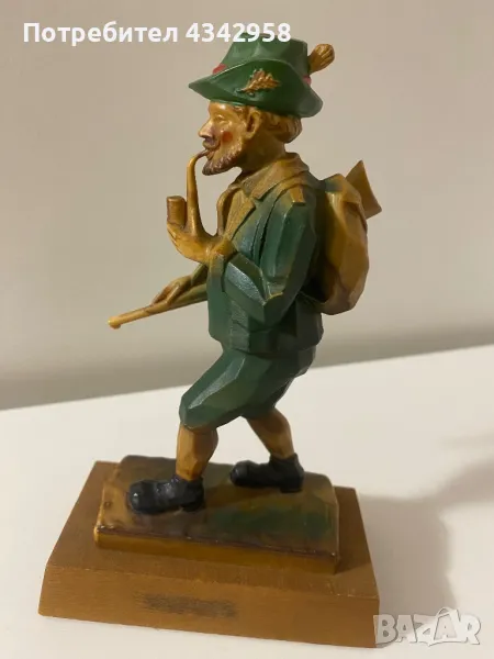 Vintage Hunting Man Figurine Germany , снимка 1