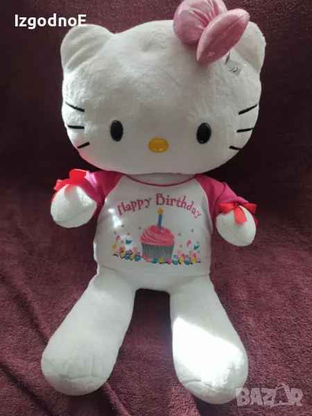 Голяма плюшена играчка Hello kitty , снимка 1