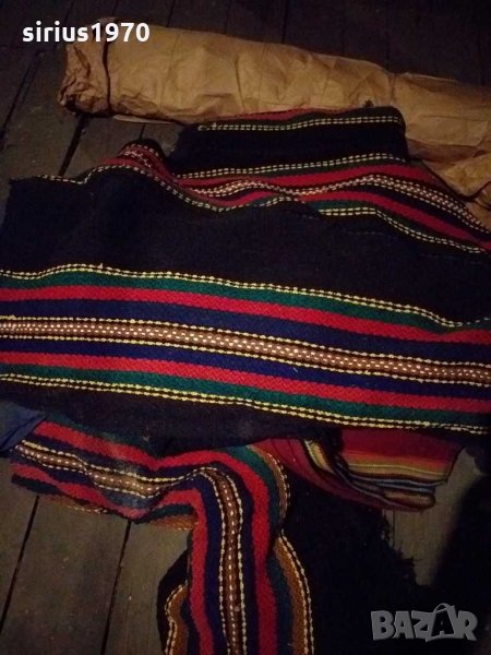 Ръчно тъкани чисто нови черги различни размери парчета окрайчен и и топове, снимка 1