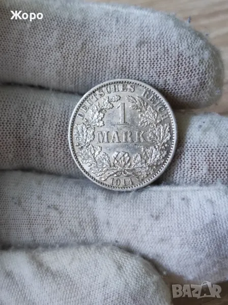 1 марка 1914 година "A" Германия , снимка 1