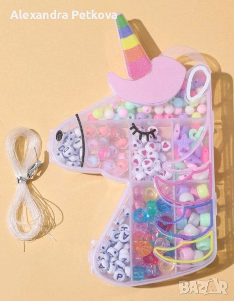 НАЛИЧНИ - Комплект за правене на бижута Еднорог , снимка 1