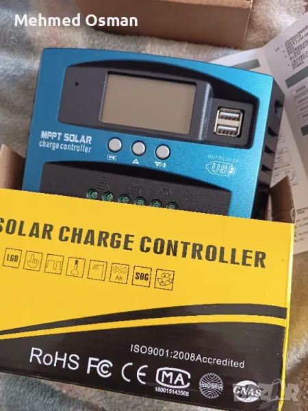 соларен контролен 12/24v 100a, снимка 1