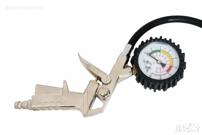 ПИСТОЛЕТ С МАНОМЕТЪР ЗА ГУМИ,МЕТАЛЕН 02, снимка 1