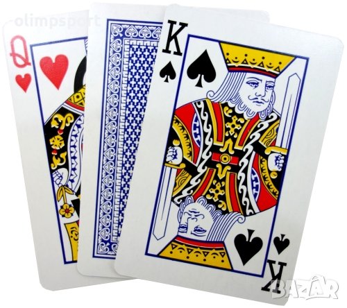 Карти за игра. Материал картон. Раздават се бързо и лесно. Подходящи за различни игри., снимка 1