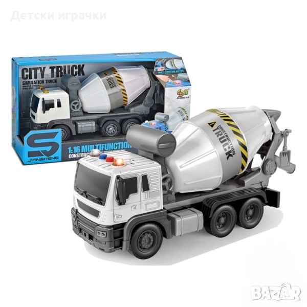 Камион бетоновоз със светлини и звуци , снимка 1