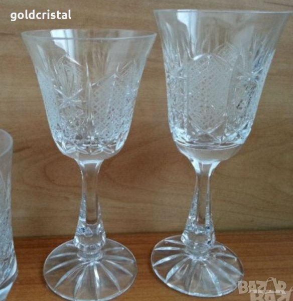 Кристални чаши  Зорница лукс, снимка 1