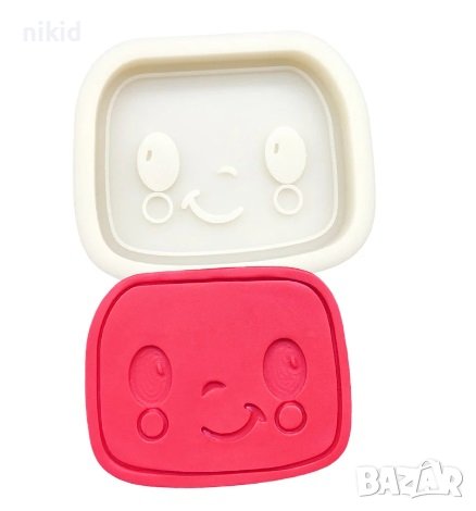 cocomelon КоКомелон Кокомелън лице силиконов молд форма фондан гипс шоколад, снимка 1