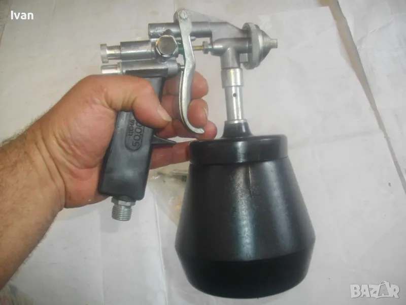 ПБ-0,7 НОВ БЪЛГАРСКИ ПНЕВМАТИЧЕН БОЯДЖИЙСКИ ПИСТОЛЕТ С ДОЛНО КАЗАНЧЕ СТАРО КАЧЕСТВО ОЛЕКОТЕН, снимка 1
