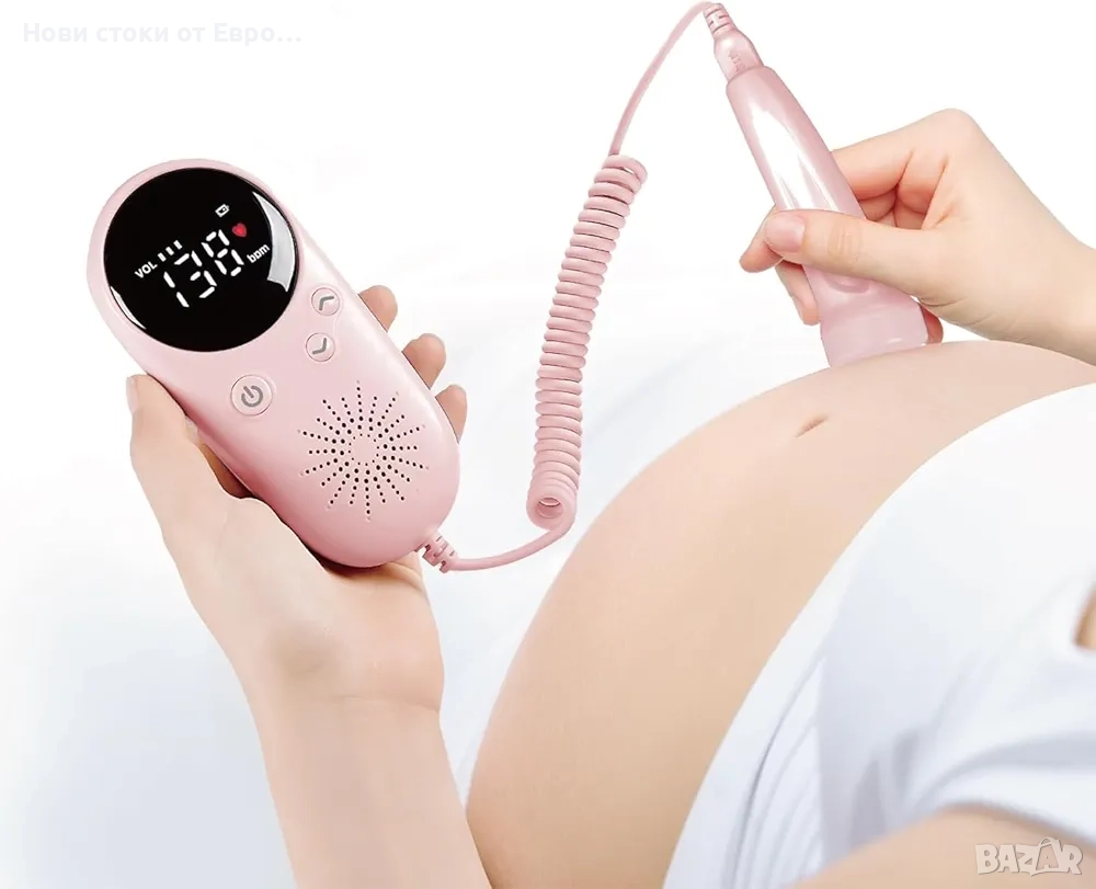 Mini фетален доплеров сърдечен монитор за бременност, снимка 1