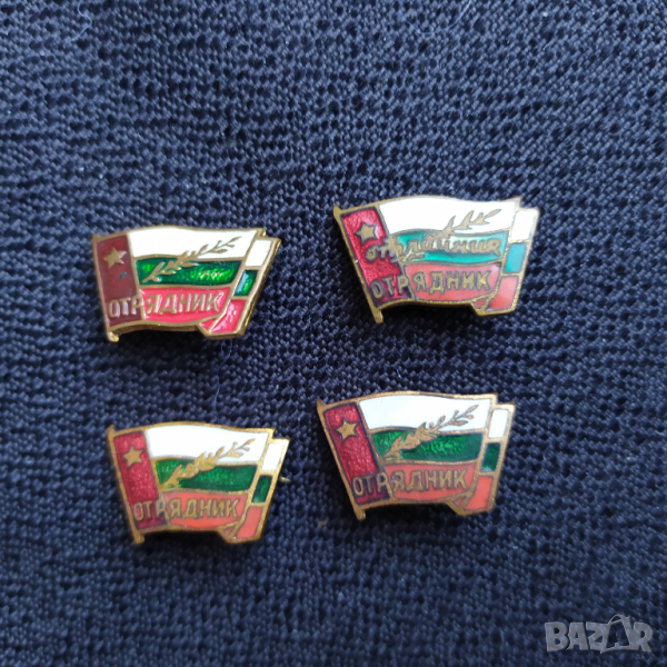 Бронзови соц. значки - Отрядник , снимка 1