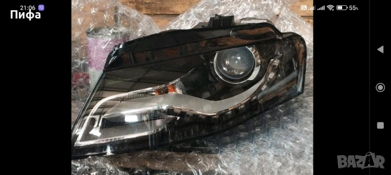 LED Фар ляв Ауди а4 б8 би ксенон , снимка 1