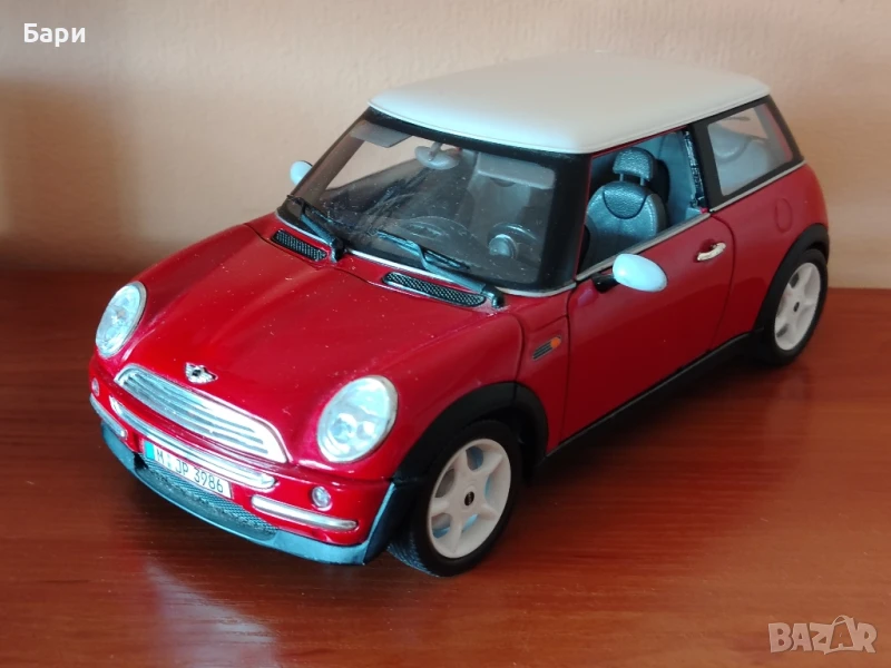 Bburago метална количка Mini Cooper - Италия, снимка 1