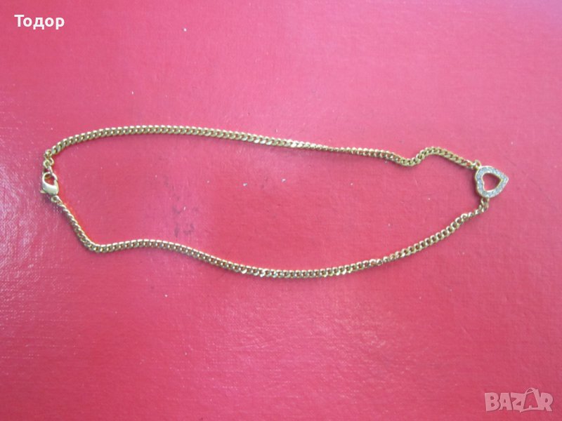 Страхотно позлатено колие с камъни , снимка 1