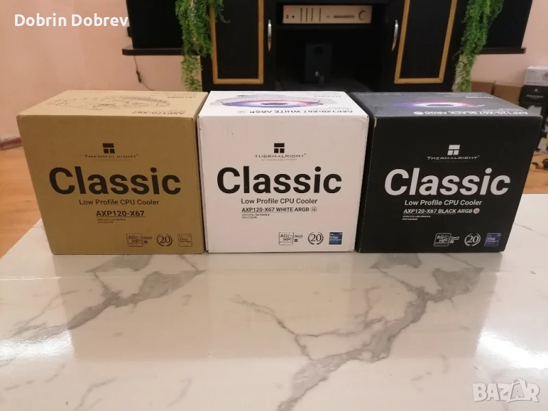 Охлаждане за процесор Classic AXP120-X67 (Classic / WHITE ARGB / BLACK ARGB) , снимка 1