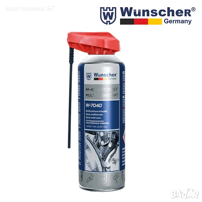Спрей ръжда M40 WUNSCHER 400мл , снимка 1