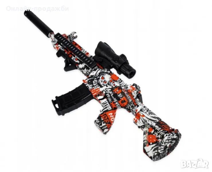 Автоматична пушка с хидрогелни топчета M416 явд, снимка 1