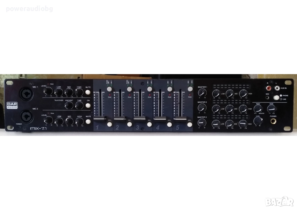 Инсталационен миксер DAP-Audio IMIX-7.1 , снимка 1