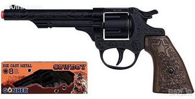 GONHER COWBOY РЕВОЛВЕР - черен 80 6, снимка 1