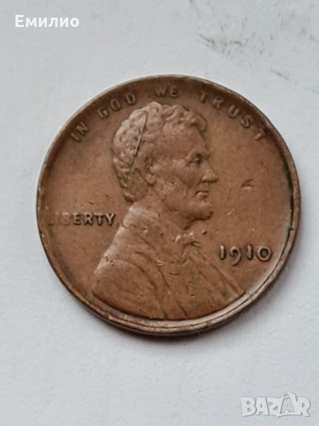 ONE CENT USA 🇺🇸  1910 P, снимка 1