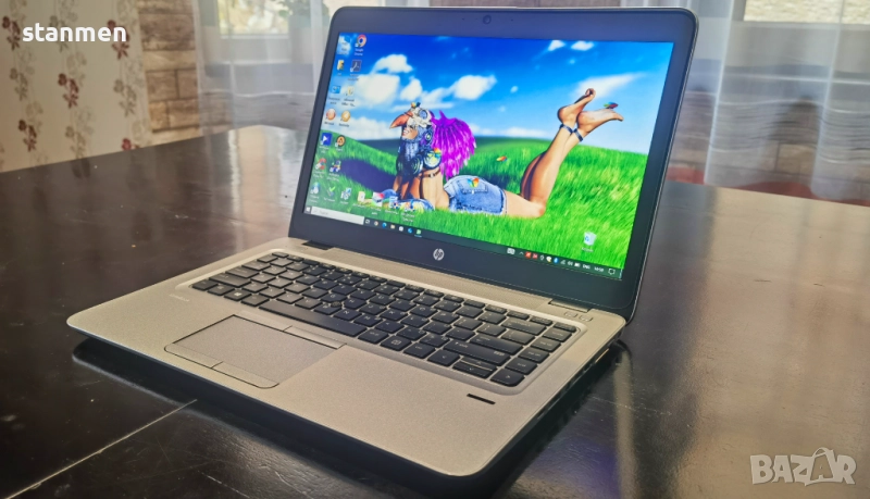 Продавам Гаранционнен HP EliteBook 745/матFHDсKам/4x2.7ghzThr/SSD256+320gb/8gb/AmdR7/Св.Кл/НоваБат  , снимка 1