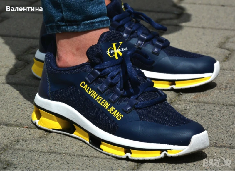 CALVIN KLEIN JEANS Кожени спортни обувки Lolas, снимка 1