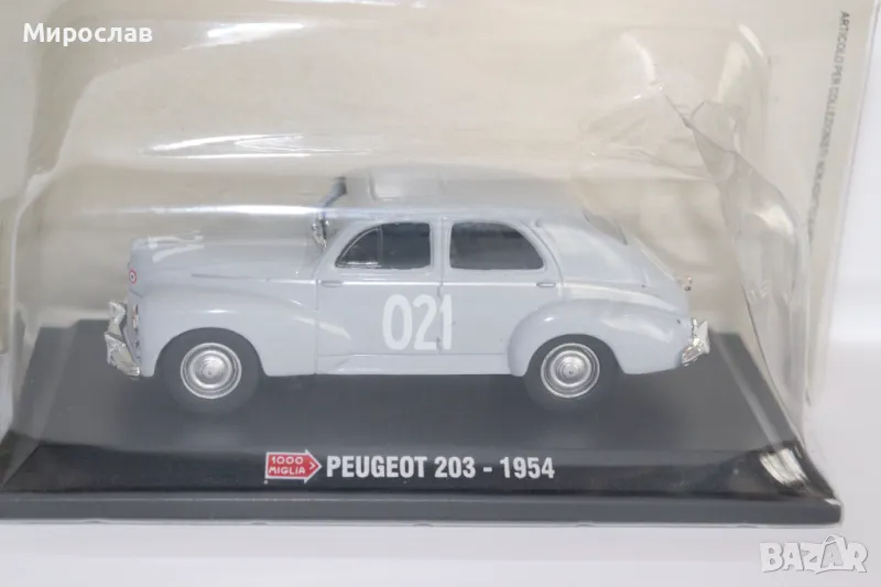 1:43 PEUGEOT 203 - 1954 КОЛИЧКА РЕТРО МОДЕЛ, снимка 1