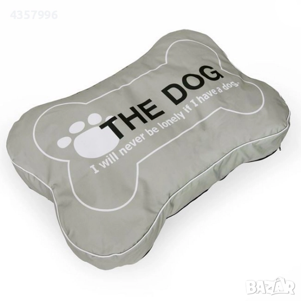 Възглавница за под за домашни любимци, 100х67х13см., Сив , снимка 1