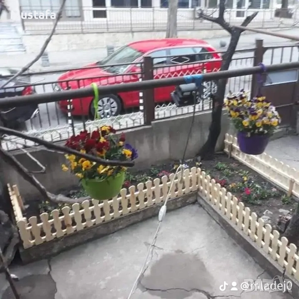 дървени градински огради , снимка 1