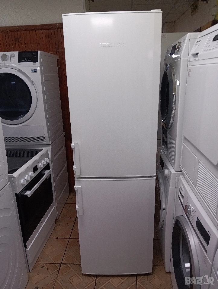 Комбиниран хладилник с фризер Liebherr No Frost с две години гаранция!, снимка 1