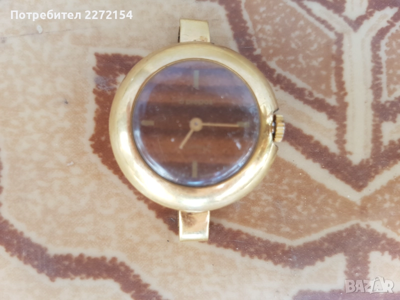 Швейцарски часовник с позлата , снимка 1
