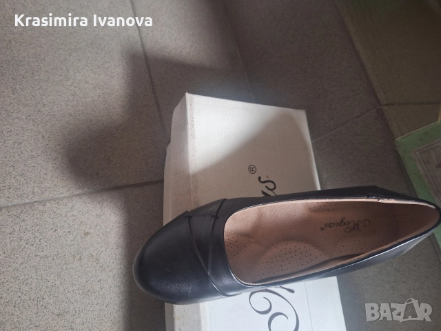обувки Мегияс еко кожа с ток, снимка 5 - Дамски ежедневни обувки - 52814457