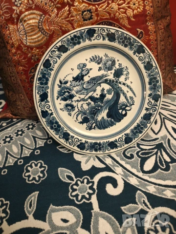 Delft оригинална чиния за стена , снимка 2 - Декорация за дома - 51377573