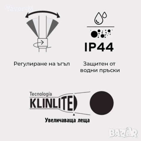 Фар за колело – TRUPER, LED, алуминиев - 16796, снимка 2 - Аксесоари за велосипеди - 40857174