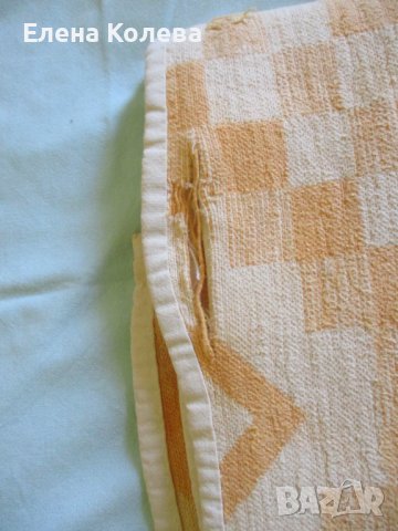 Жълто памучно одеяло, снимка 4 - Олекотени завивки и одеяла - 37392298