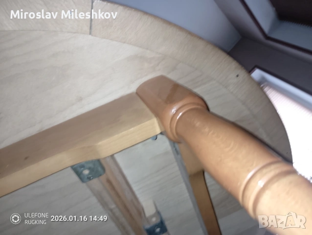 трапезна маса от масивно дърво, снимка 4 - Маси - 53122606